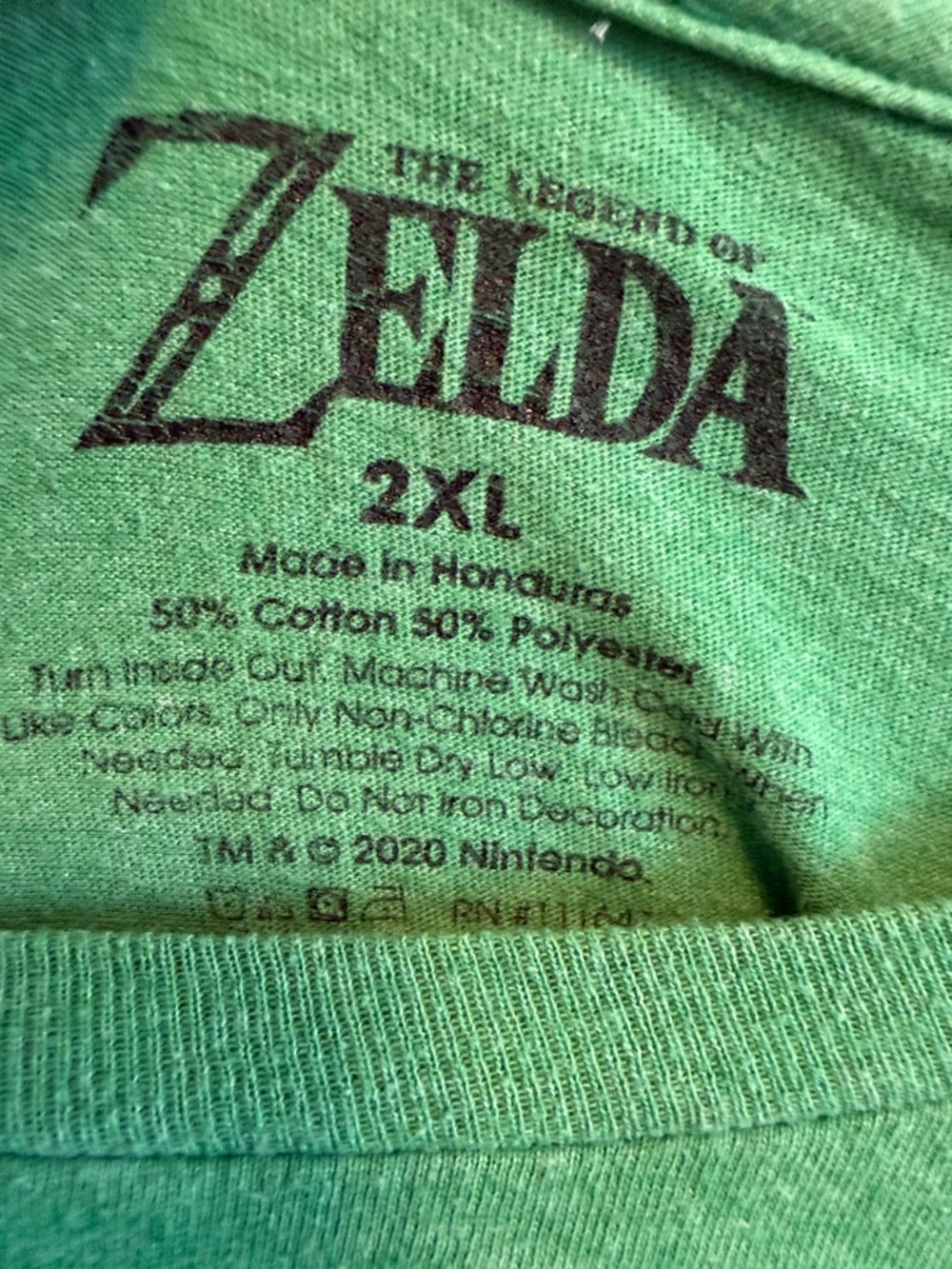 Men’s Nintendo Legend of Zelda T-Shirt Sz 2X - Picture 3 of 4